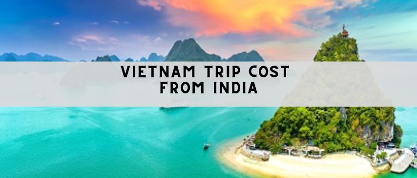 A tropical bay in Vietnam with limestone islands