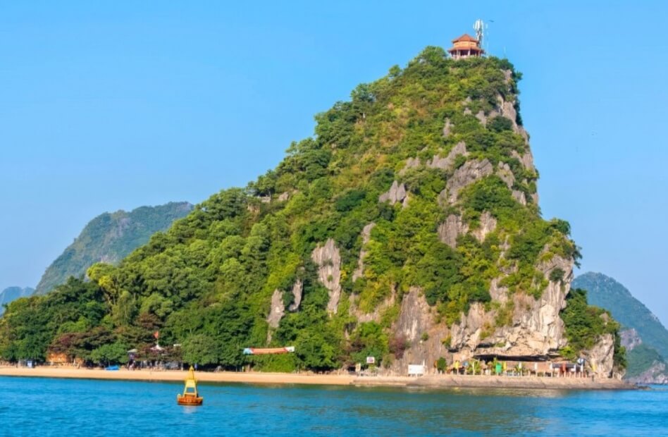 Ti Top Island with a viewpoint overlooking Ha Long Bay